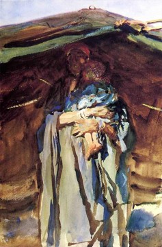 Bedouin Mother John Singer Sargent Oil Paintings